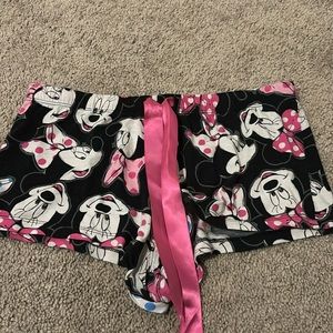 women’s minnie mouse pajama shorts.